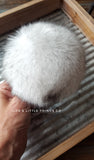 LIMITED Arctic Fox Faux Fur Pom