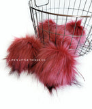 LIMITED Ruby Faux Fur Pom