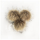 LIMITED-Fawn Faux Fur Pom