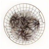 LIMITED-Steel Faux Fur Pom