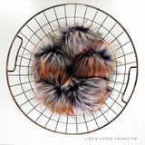 Spiced Faux Fur Pom