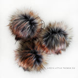 Spiced Faux Fur Pom