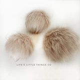 LIMITED-Pebble Faux Fur Pom