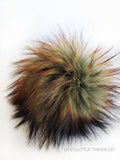 Umber Faux Fur Pom