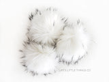 LIMITED-Snowy Owl Faux Fur Pom