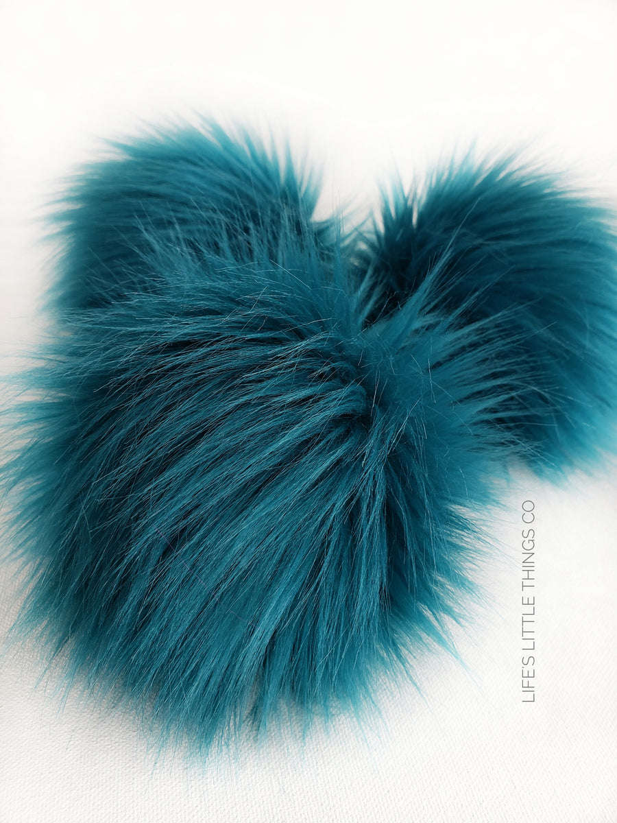 Faux Fur Pom Pom (Various Colors & Sizes) - Jones & Vandermeer