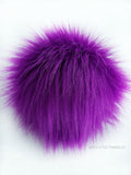 Grape Faux Fur Pom