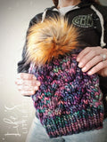 Fire Fox Faux Fur Pom
