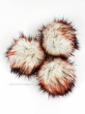 Fire and Ice Faux Fur Pom