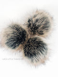 LIMITED-Toasted Mallow Faux Fur Pom