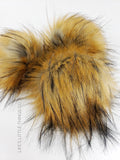 Fire Fox Faux Fur Pom