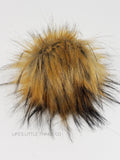 Fire Fox Faux Fur Pom
