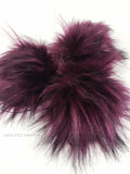 Boysenberry Faux Fur Pom