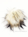 LIMITED-Toasted Almond Faux Fur Pom
