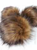 Camel Faux Fur Pom