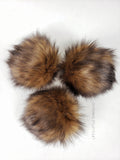 Camel Faux Fur Pom