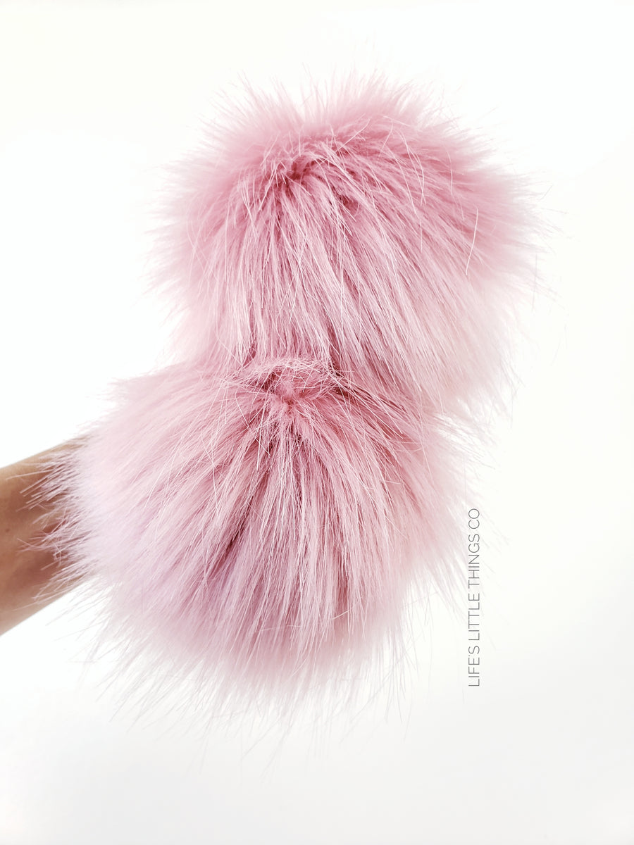 Blossom (Light Pink) Faux Fur Pom Pom – Life's Little Things CO