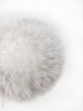 Snow Fox Faux Fur Pom
