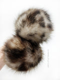 Ocelot Faux Fur Pom