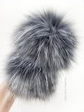 Mist Faux Fur Pom