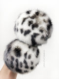 LIMITED Snow Cat Faux Fur Pom