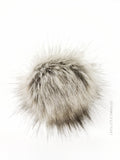 LIMITED Khaki Faux Fur Pom