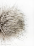 LIMITED Khaki Faux Fur Pom