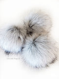 A fun, MODERN touch to your knitwear. Make a STATEMENT with a faux fur poof. Each pom is handmade with high quality faux fur (vegan). 3 sizes available with 2 nylon strings or a snap.  Permanent or detachable pom poms. Use for hat toppers, scarf ends, key chains, purse bling, headbands...options are limitless