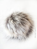 Mocha Faux Fur Pom