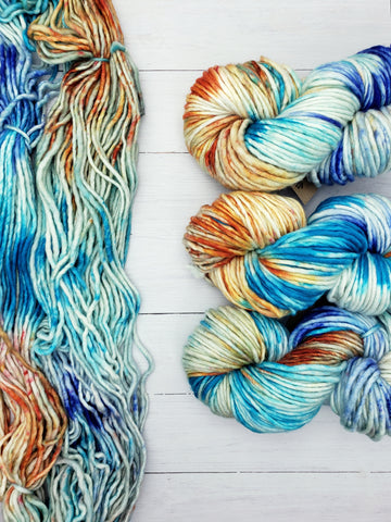 Franca Koi. Super-soft, super-warm, super-quick: Franca makes luscious knits in superwash merino with a beautiful, watercolor-inspired palette.