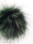 Lux Evergreen Faux Fur Pom