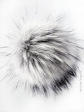 Lux Silver Fox Faux Fur Pom