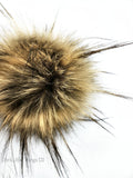 Saddle Faux Fur Pom