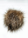 Chestnut Faux Fur Pom *New Lot*