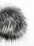 LIMITED Peppercorn Faux Fur Pom