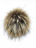 Cocoa Faux Fur Pom