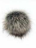 Khaki Faux Fur Pom *New Lot*