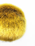 Golden Bell Faux Fur Pom