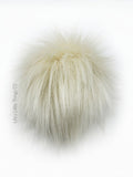 Eggshell Faux Fur Pom