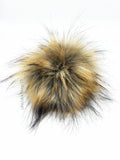 Golden Faux Fur Pom