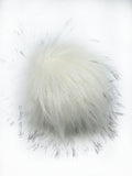 White Smoke Faux Fur Pom *New Lot*