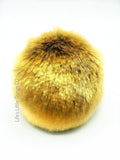 Golden Bell Faux Fur Pom
