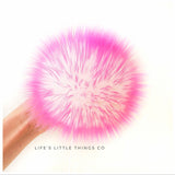 Bright Iced Faux Fur Pom BUNDLE