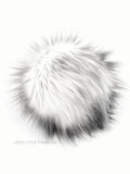 Muted Iced Faux Fur Pom BUNDLE
