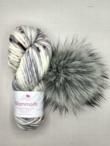 Mystic Marble  + Lux Silver Fox Pom - Mammoth Bundle