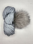 Cape Code Gray + Lux Silver Fox Pom - Rasta Bundle