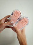 Born In 2024 (pink/blue) - 0-3 month Booties