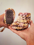 Born In 2024 (dk brown) - 0-3 month Booties