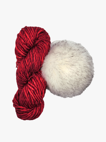 Ravelry Red + Snow Bound Pom - Noventa Bundle