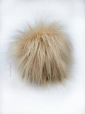 Lace Faux Fur Pom